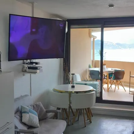 Plages Du Midi Climatises Bord De De 1 A 6 Pers, 2 Piscines, Parking Privatif Inclus 아파트 칸느