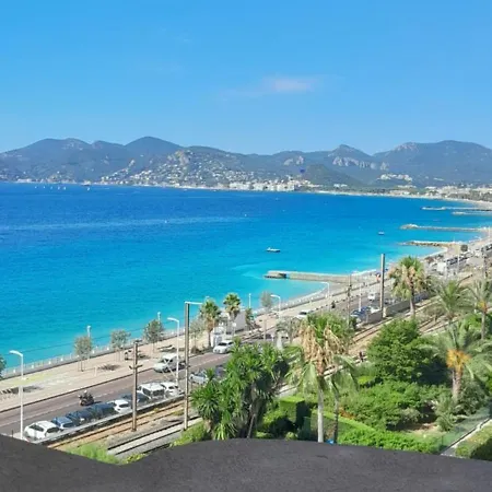 Plages Du Midi Climatises Bord De De 1 A 6 Pers, 2 Piscines, Parking Privatif Inclus Cannes